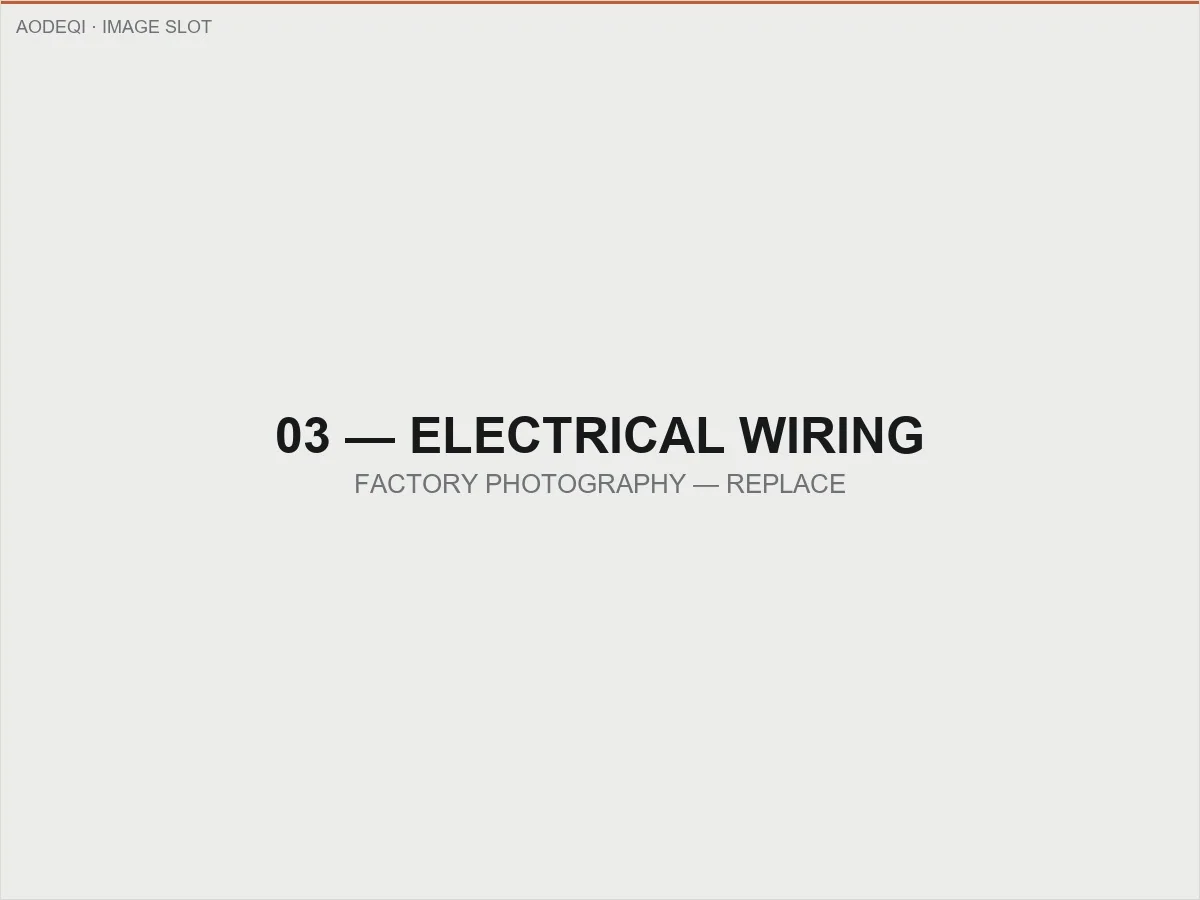 Electrical wiring and internal harness of a laser marking machine