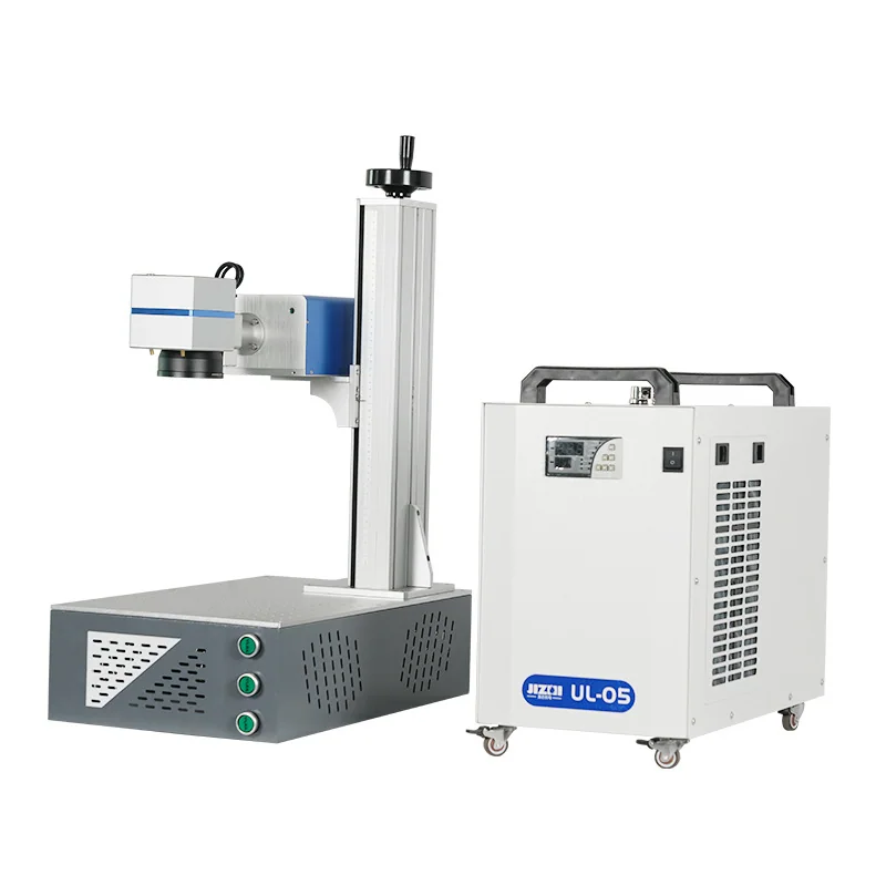 UV laser marking machine for plastic, glass and electronics - cold marking